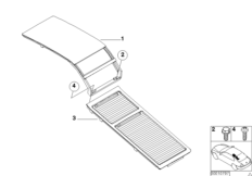 Центр.консоль в задней части салона