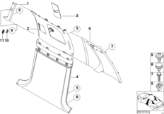 Облицовка Пд / Ср / Зд стойки