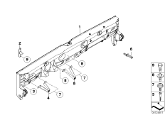 опора панели приборов