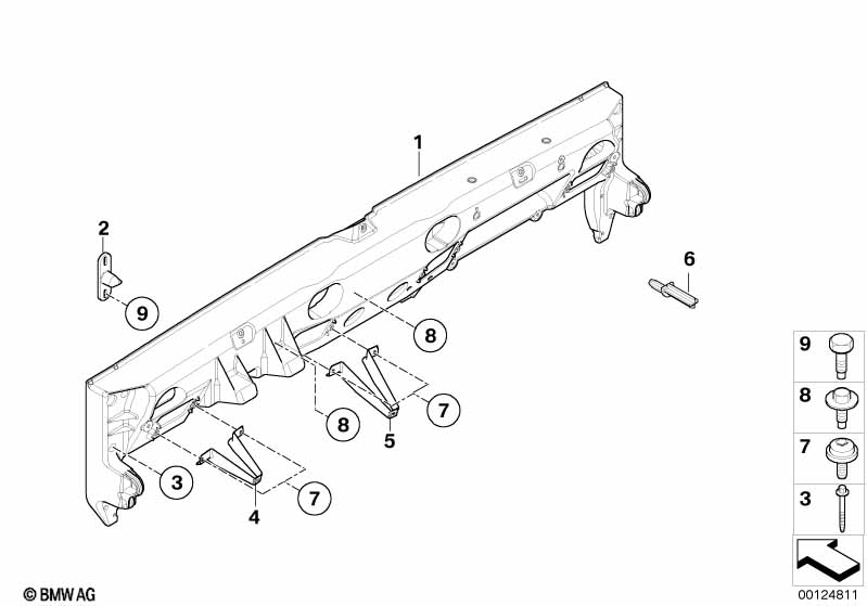 опора панели приборов