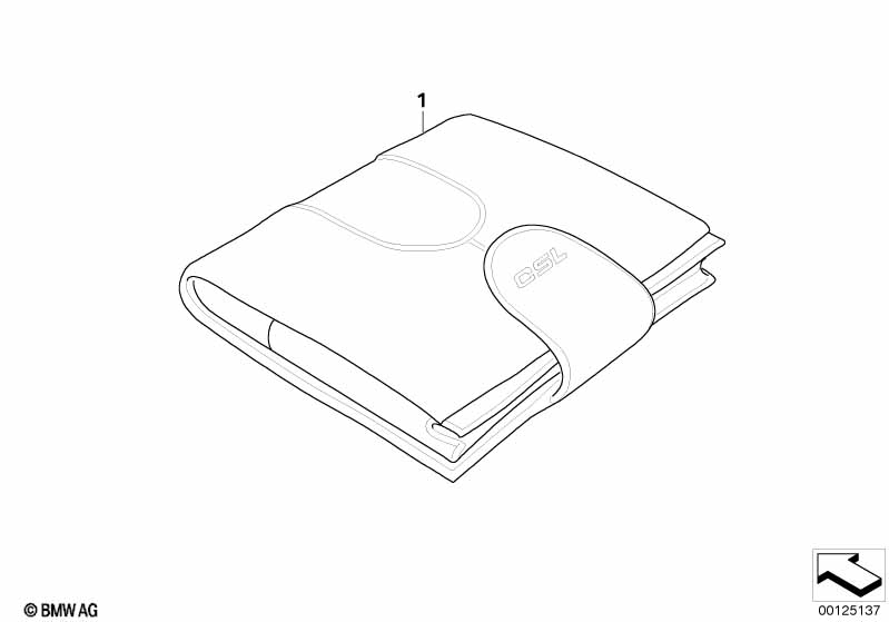 Футляр для бортового журнала BMW