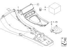 Накладки центральной консоли Пд