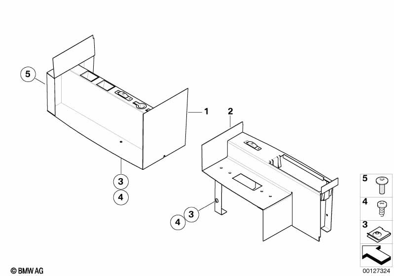 Средн.подлокотник/держатель оружия-рации