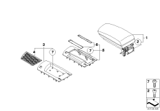 Подлокотник центральной консоли High