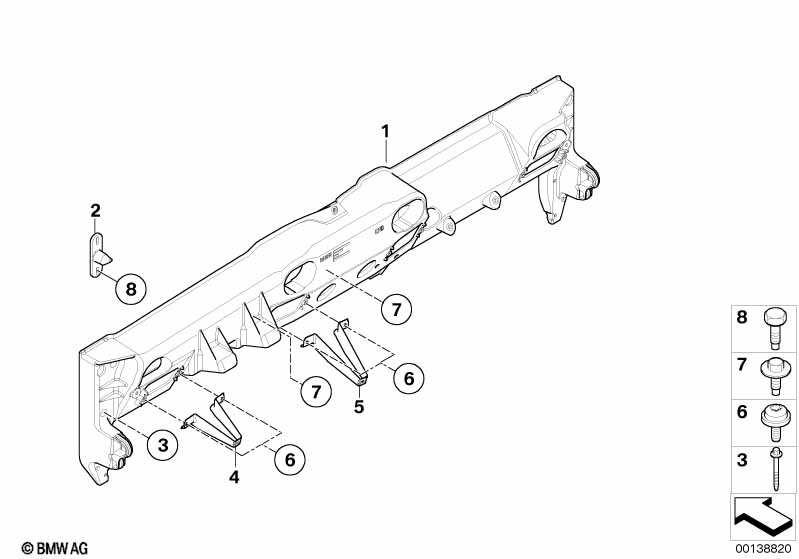 опора панели приборов