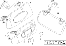 Солнцезащитные козырьки