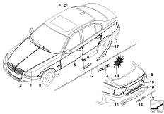 Наклейка на полицейский автомобиль