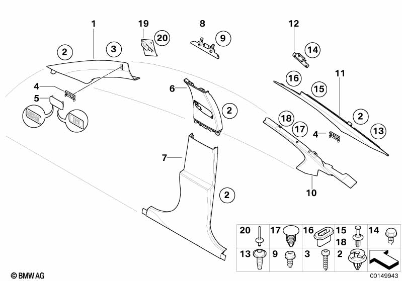 Облицовка Пд / Ср / Зд стойки