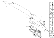 Облицовка Пд / Ср / Зд стойки