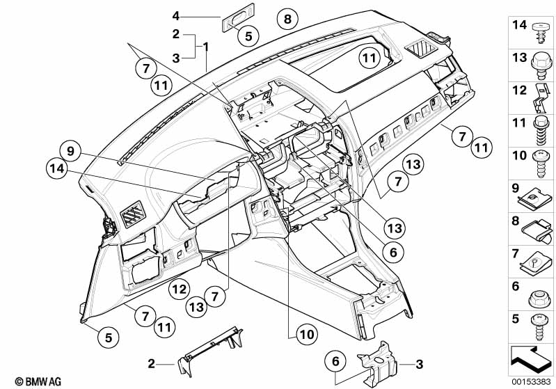 облицовка панели приборов