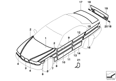 Наклейки на полиц,пож.а/м, скорой помощи
