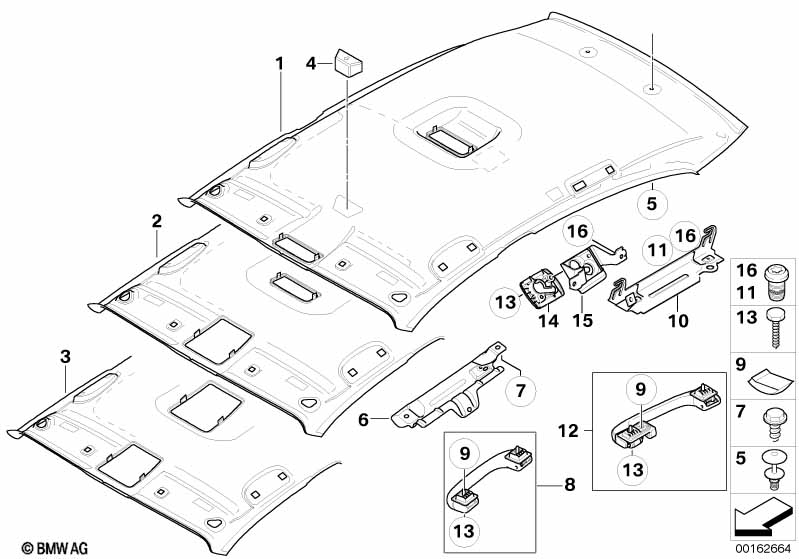 Потолок / поручень