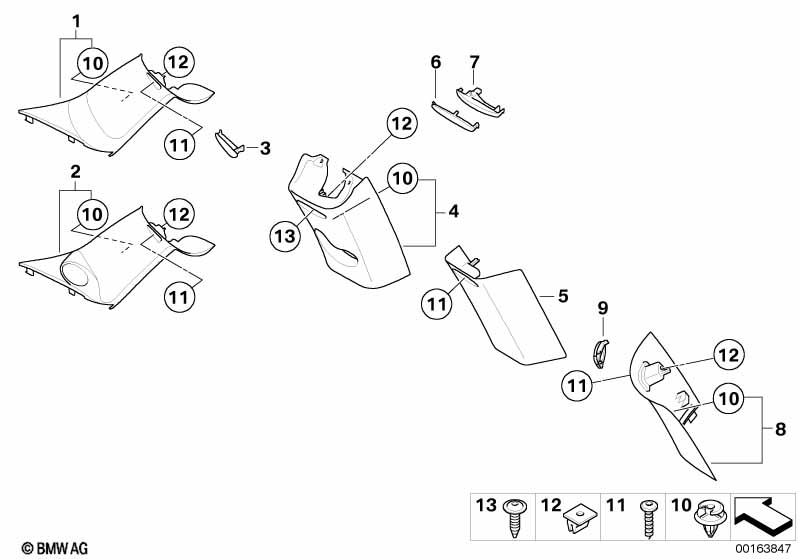 Облицовка Пд / Ср / Зд стойки