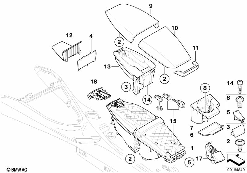 Центр.консоль/кронштейн и облицовка