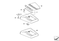 крышка рычага переключения передач