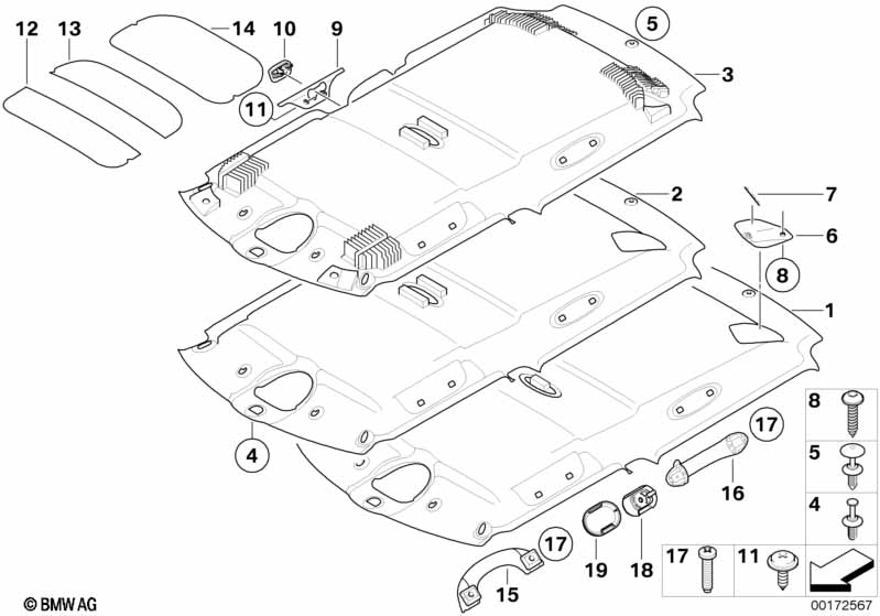 Потолок / поручень