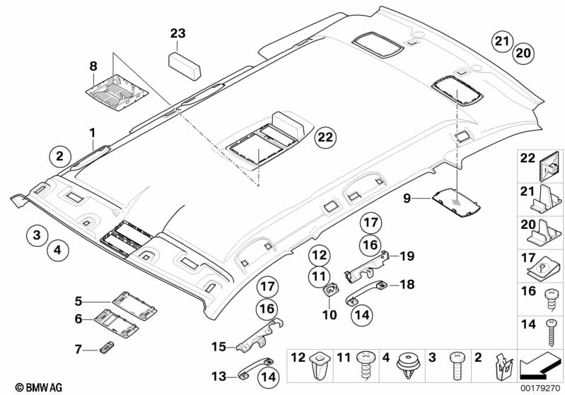 Потолок / поручень