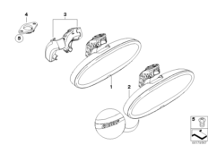 Внутр.зеркало с автоматич.затемнением