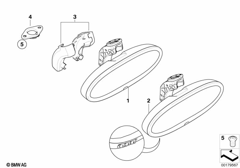 Внутр.зеркало с автоматич.затемнением