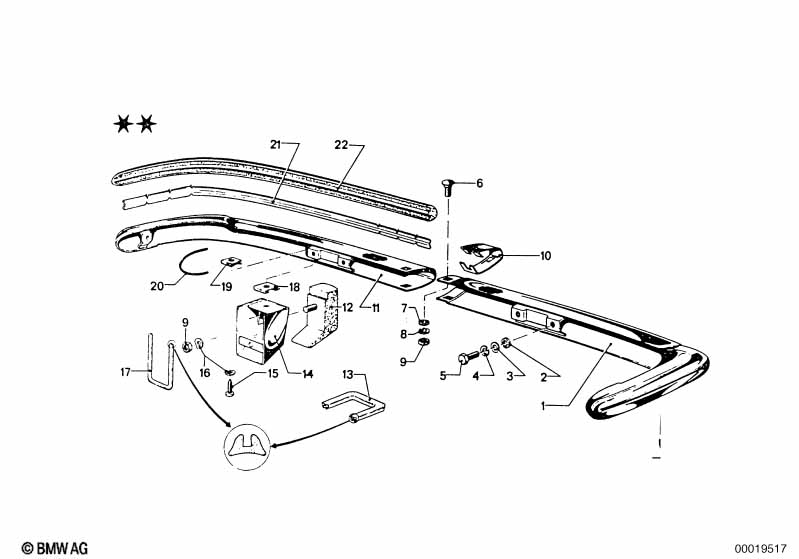 задний бампер