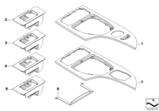 Доп.элементы центральной консоли