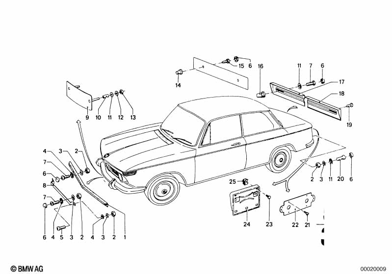 Основание номерного знака