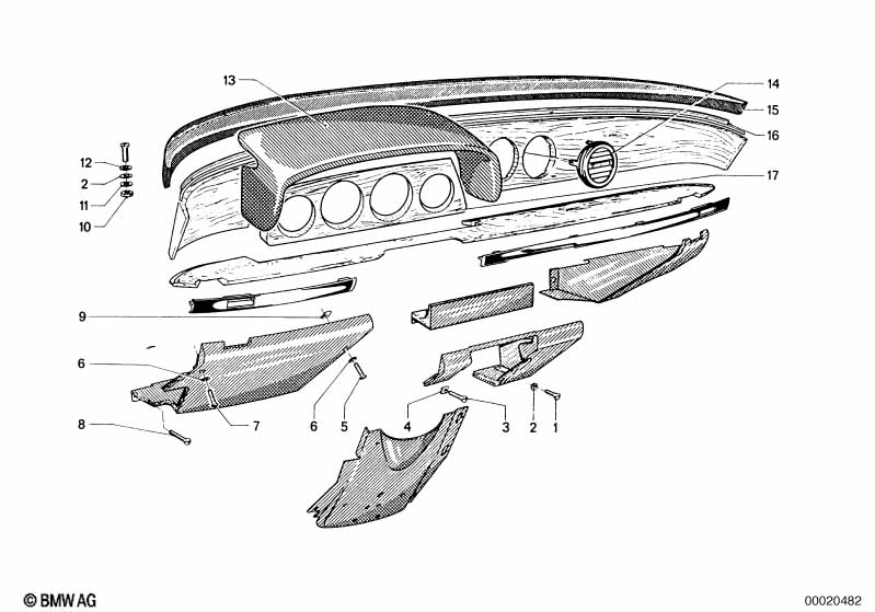 облицовка панели приборов
