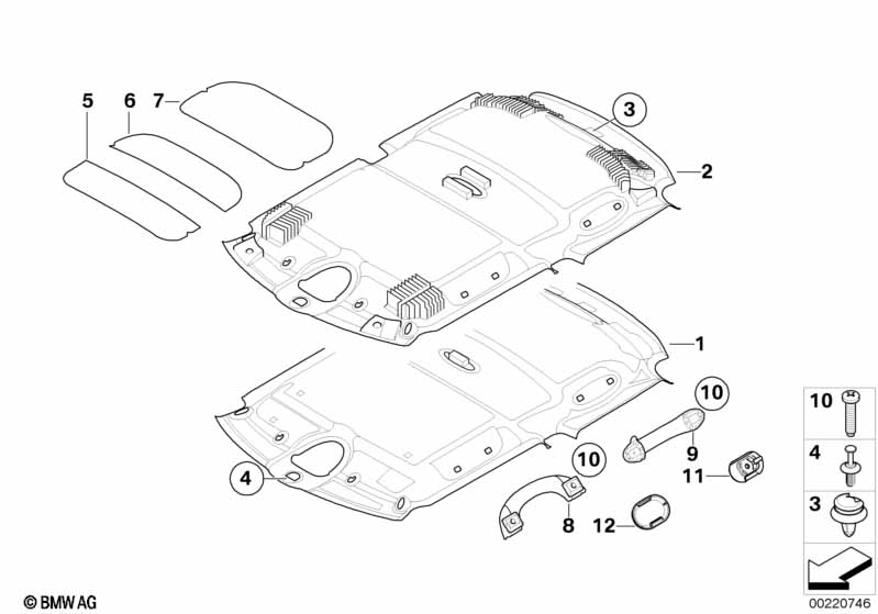 Потолок / поручень