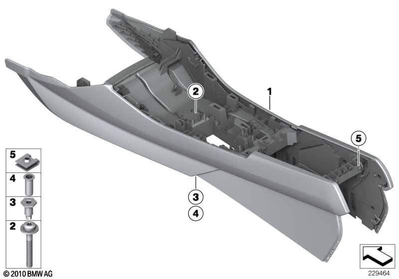 Кронштейн центральной консоли