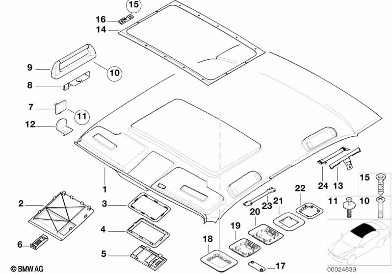 Потолок / поручень