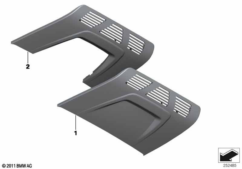 Накладка потолка