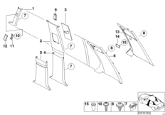 Облицовка Пд / Ср / Зд стойки