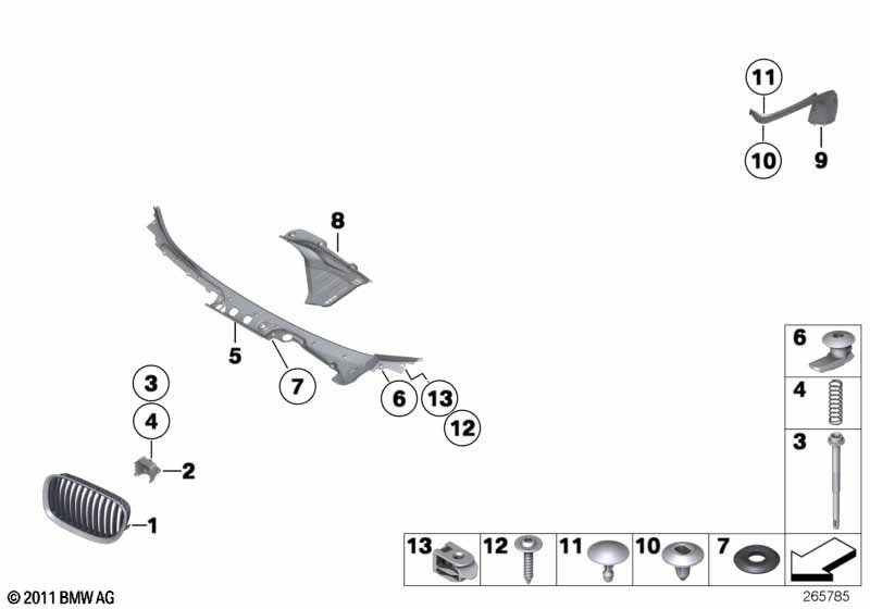 Наружные накладки / декоративные решетки
