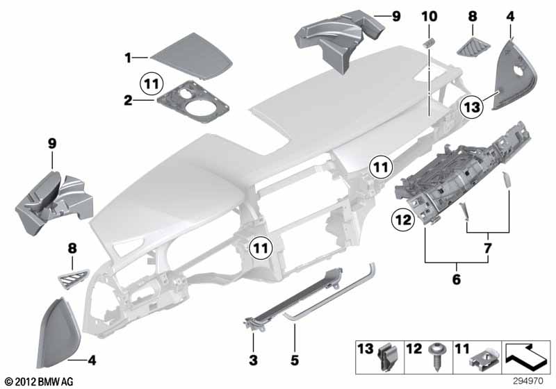 Доп.элементы панели приборов Вх
