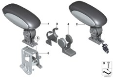Средний подлокотник Пд