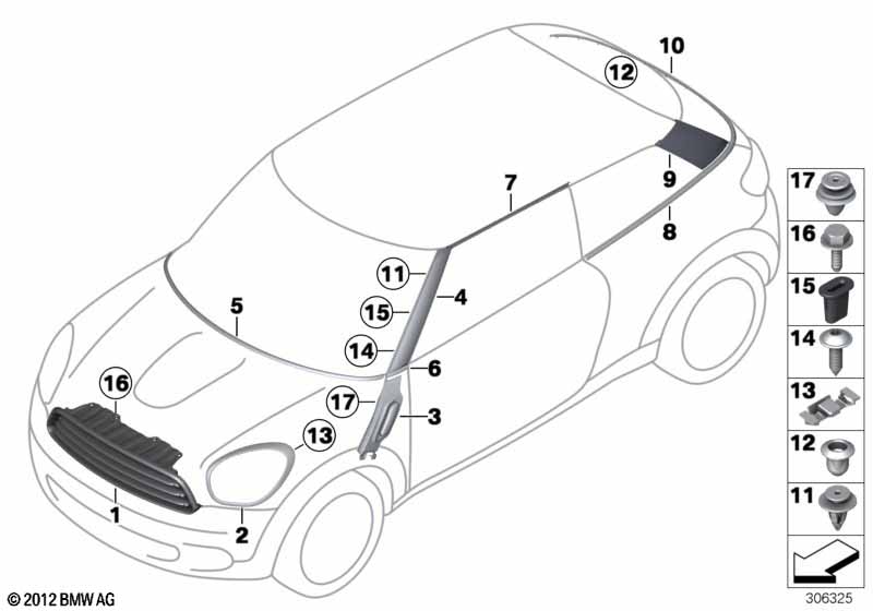 Наружные накладки / декоративные решетки