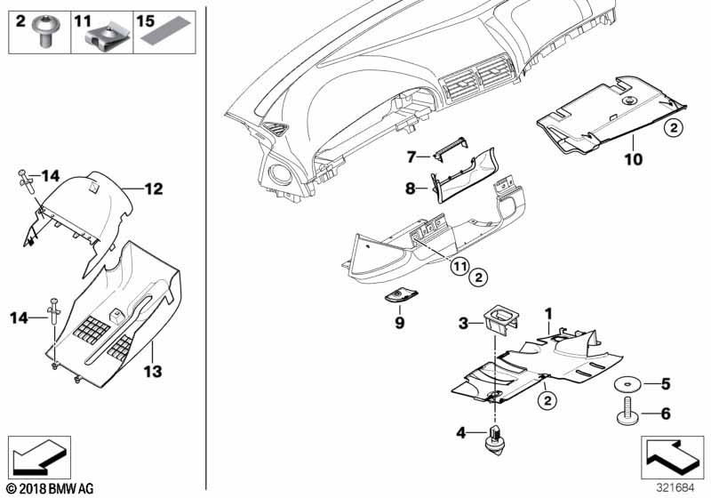 Панель приборов/дополнительные элементы