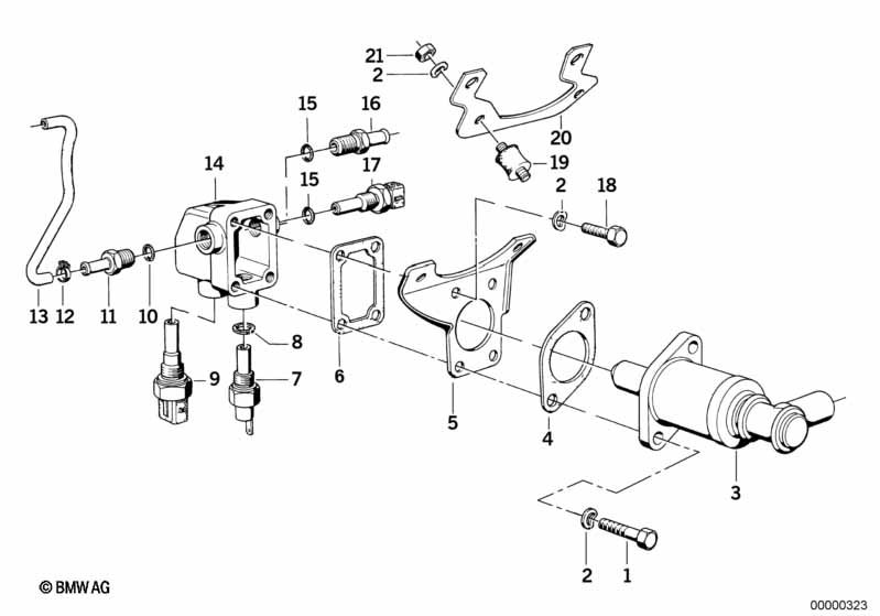 Водяной шланг системы охлаждения
