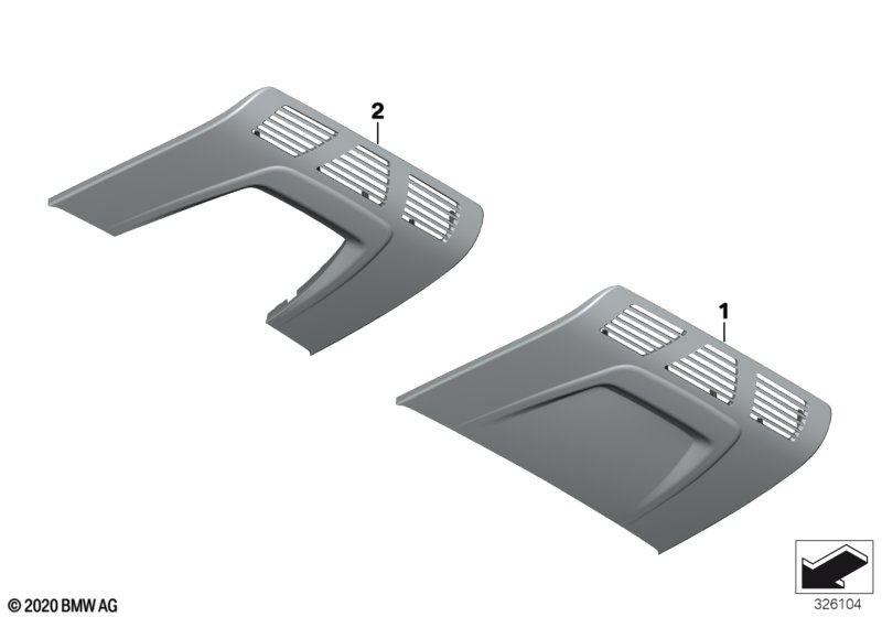Защитная накладка потолок carum серый