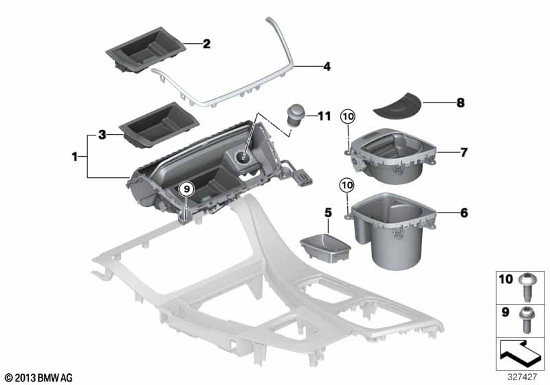 Доп.элементы центральной консоли