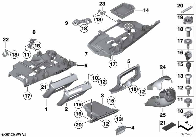 Доп.элементы панели приборов Нж.