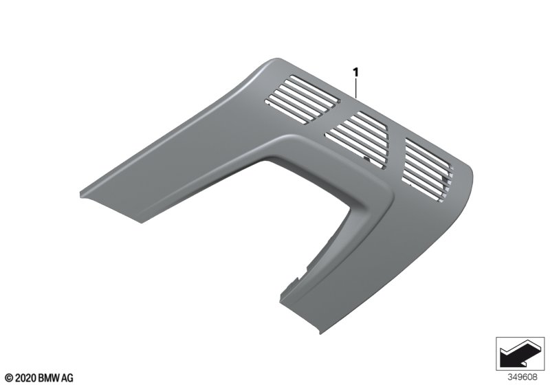 Накладка функционального центра в крыше