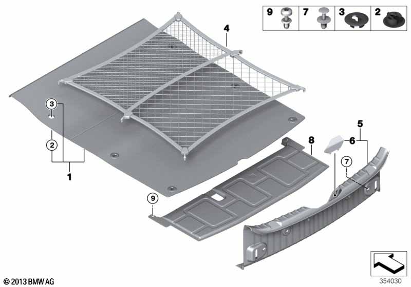 Облицовка пола багажного отделения