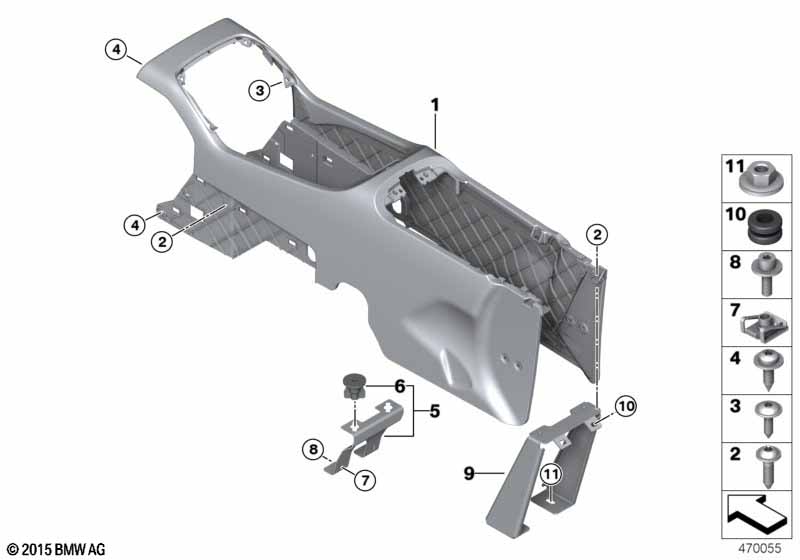 Центральная консоль Зд