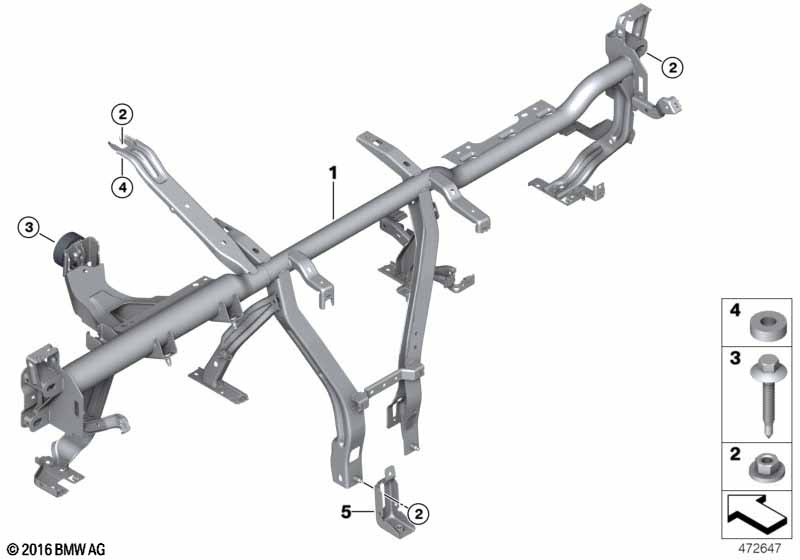 опора панели приборов