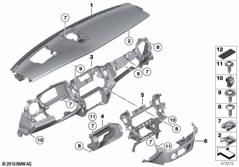 облицовка панели приборов