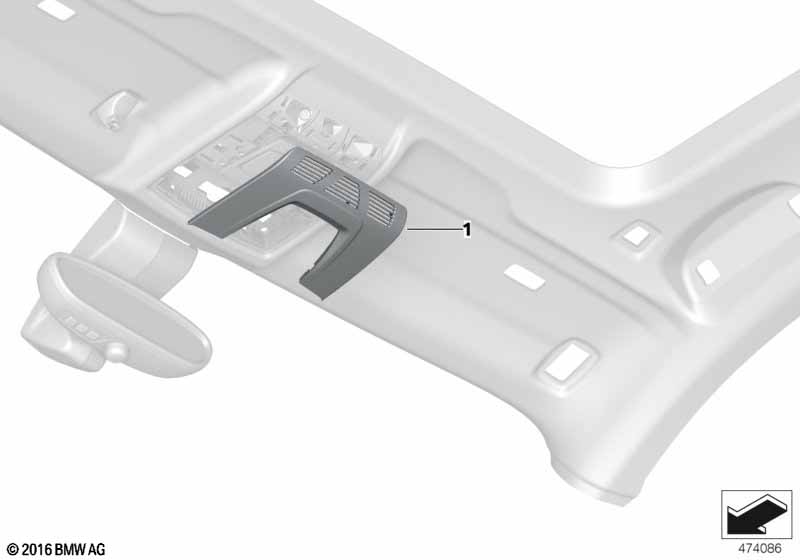 Накладка FZD / освещение салона Пд