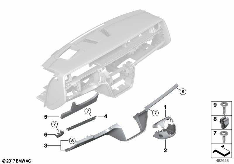 Панель приборов, Нж часть