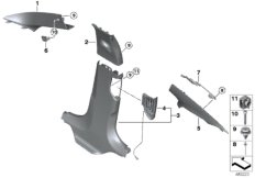 Облицовка Пд / Ср / Зд стойки
