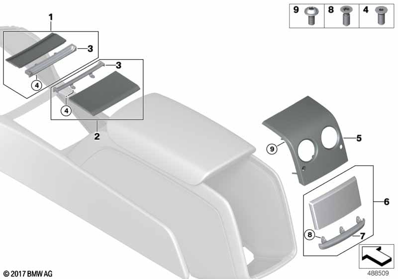 Дек.накладки на центральную консоль